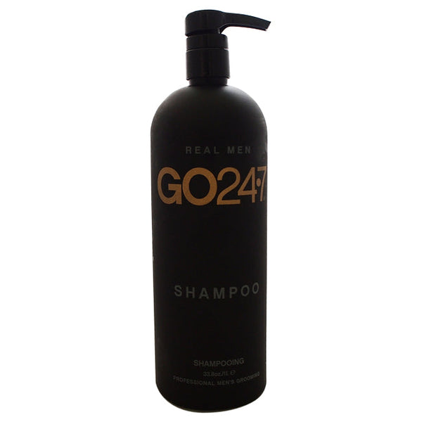 GO247 Real Men Shampoo by GO247 for Men - 33.8 oz Shampoo