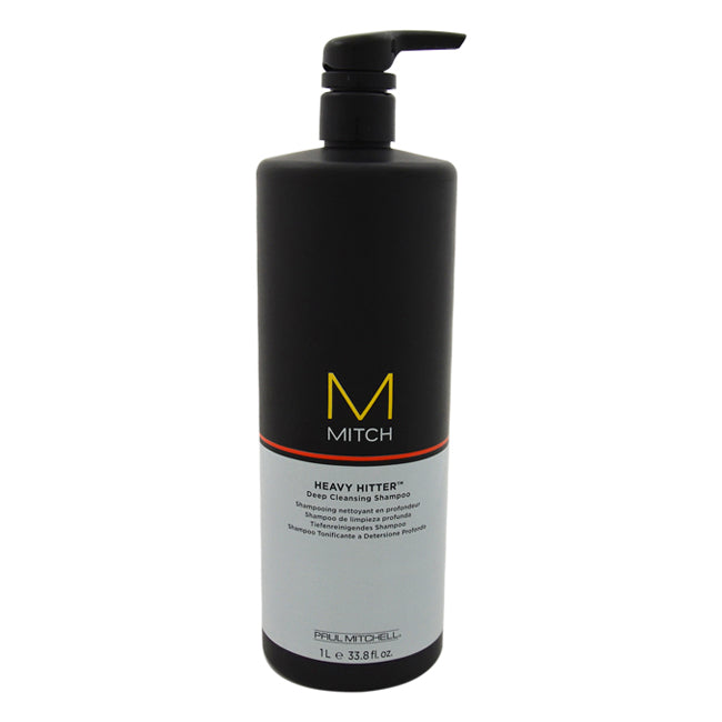 Paul Mitchell Mitch Heavy Hitter Deep Cleansing Shampoo by Paul Mitchell for Men - 33.8 oz Shampoo