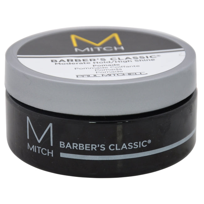 Paul Mitchell Mitch Barbers Classic Moderate Hold/High Shine Pomade by Paul Mitchell for Men - 3 oz Pomade