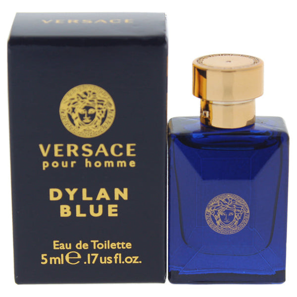 Versace Dylan Blue by Versace for Men - 0.17 oz EDT Splash (Mini)