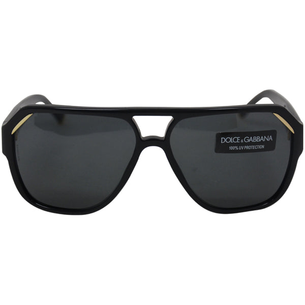 Dolce & Gabbana Dolce and Gabbana DG 4138 501-87 Shiny Black by Dolce and Gabbana for Men - 62-14-140 mm Sunglasses