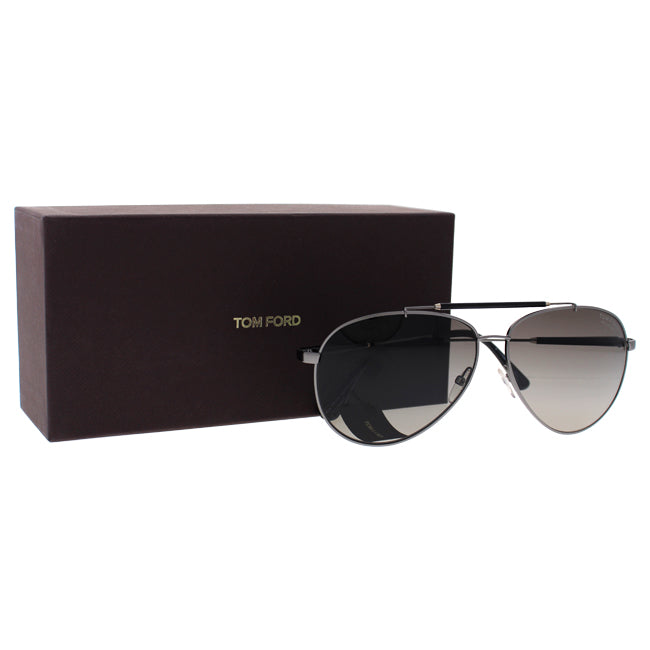 Tom Ford FT0378 10D Rick - Gunmetal Polarized by Tom Ford for Men - 62-13-140 mm Sunglasses