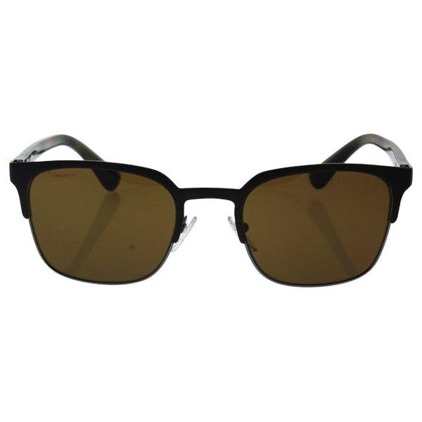 Prada Prada SPR 61S U6C-5Y1 - Grey/Gunmental Brown Polarized by Prada for Men - 52-21-140 mm Sunglasses