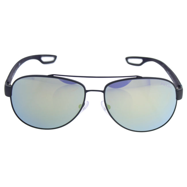 Prada Prada SPS 55Q TIG-4J2 - Grey Rubber/Emerald Iridium by Prada for Men - 59-14-140 mm Sunglasses