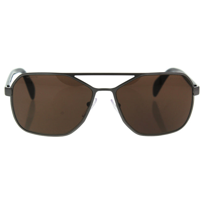 Prada Prada SPR 54R 75S-8C1 - Brushed Gunmetal/Brown by Prada for Men - 60-15-140 mm Sunglasses