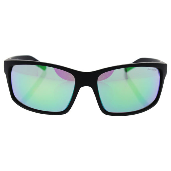 Arnette Arnette AN 4202 447/3R Fastball - Fuzzy Black/Green by Arnette for Men - 62-16-135 mm Sunglasses