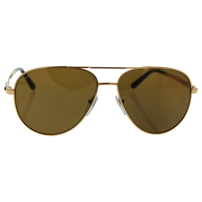 Bvlgari Bvlgari BV5029K 391/83 - Gold Plated/Brown Polarized by Bvlgari for Men - 61-15-140 mm Sunglasses