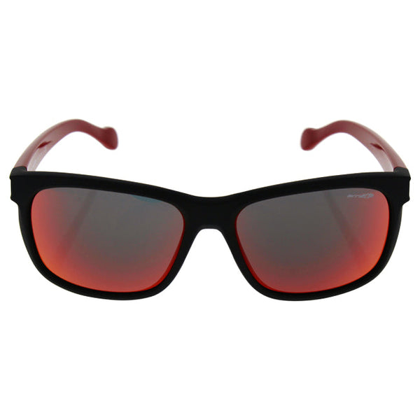 Arnette Arnette AN 4196 2242/6Q Slacker - Fuzzy Black/Red by Arnette for Men - 56-19-135 mm Sunglasses