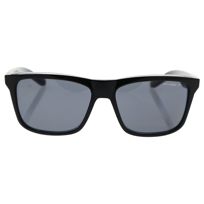 Arnette Arnette AN 4217 2159/81 Syndrome - Black On Clear/Gray Polarized by Arnette for Men - 57-17-140 mm Sunglasses