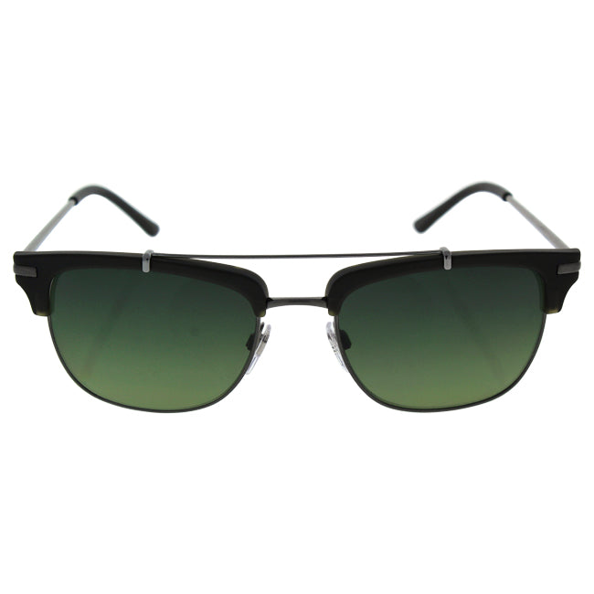 Burberry Burberry BE 4202-Q 3537/T4 - Brushed Gunmetal/Green Gradient Polarized by Burberry for Men - 54-19-145 mm Sunglasses