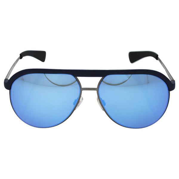 Dolce and Gabbana DG 6099 3017/25- Matte Blue-Matte Gunmetal Grey/Light Green Blue by Dolce and Gabbana for Men - 58-14-145 mm Sunglasses