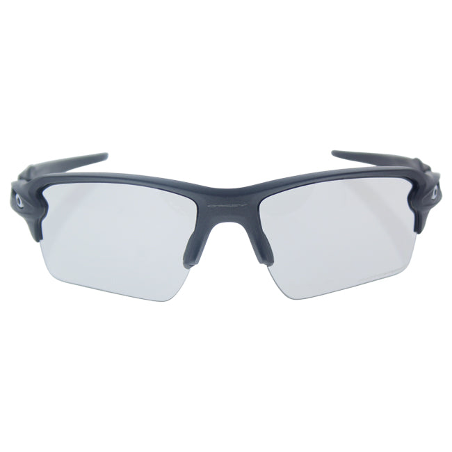 Oakley Oakley Flak 2.0 XL OO9188-16 - Steel/Clear Black Iridium Photochromic by Oakley for Men - 59-12-133 mm Sunglasses