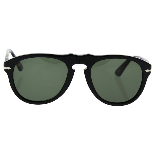 Persol Persol PO649 95/58 - Black/Green Polarized by Persol for Men - 52-20-135 mm Sunglasses