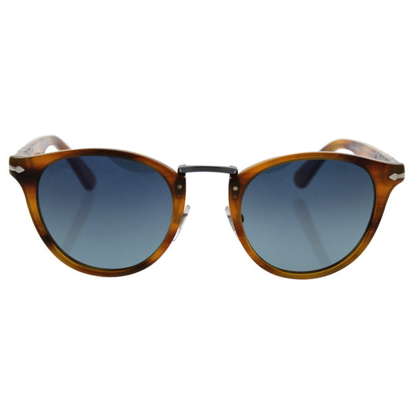 Persol Persol PO3108S 960/S3 Typewriter Edition - Brown/Blue Polarized by Persol for Men - 49-22-145 mm Sunglasses