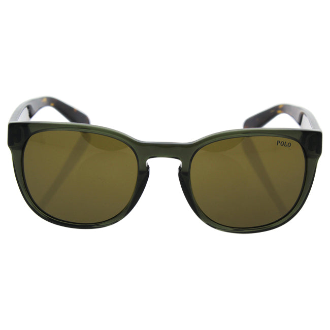 Ralph Lauren Polo Ralph Lauren PH 4099 5542/73 - Olive Green/Brown by Ralph Lauren for Men - 52-21-145 mm Sunglasses