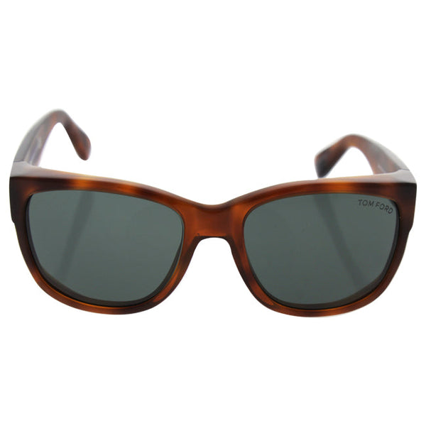 Tom Ford Tom Ford TF441 53N Carson - Blonde Havana/Green by Tom Ford for Men - 56-17-130 mm Sunglasses