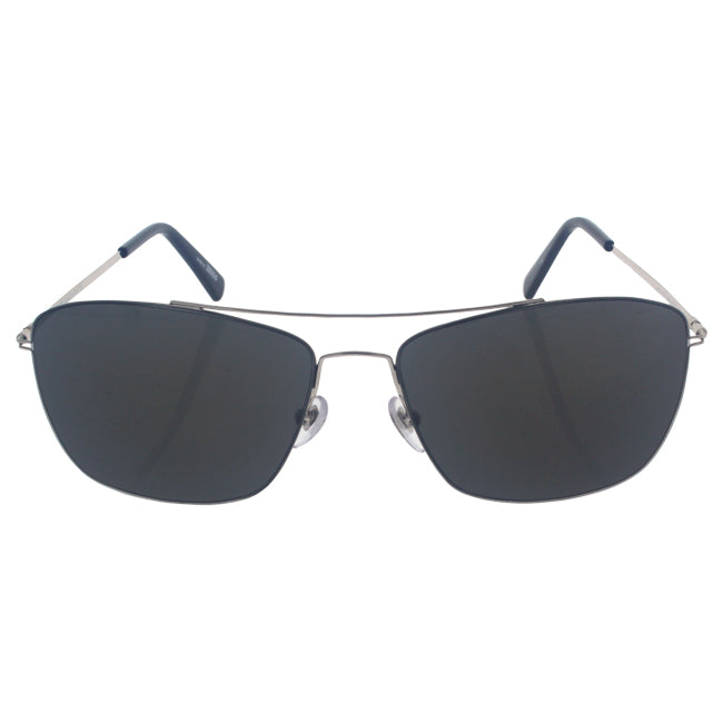 Mont Blanc Mont Blanc MB594S 16A - Shiny Palladium/Smoke by Mont Blanc for Men - 59-15-145 mm Sunglasses