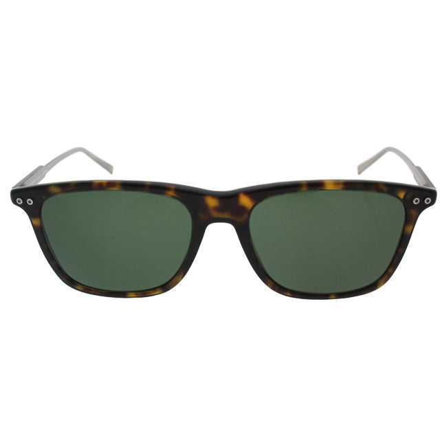 Mont Blanc Mont Blanc MB600S 52R - Havana/Green Polarized by Mont Blanc for Men - 55-18-145 mm Sunglasses