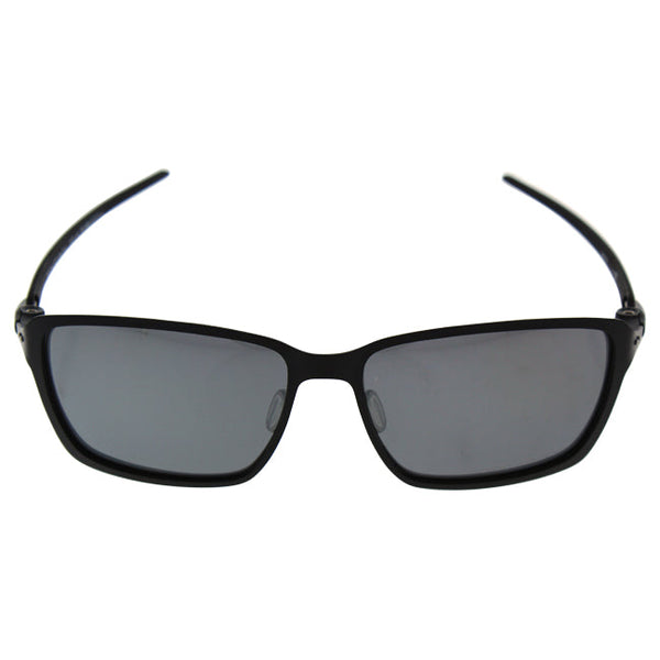 Oakley Oakley Tincan Carbon OO6017-02 - Santin Black/Black Iridium Polarized by Oakley for Men - 58-17-131 mm Sunglasses