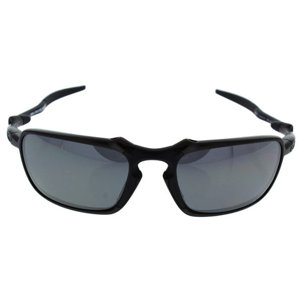 Oakley Oakley Badman OO6020-01 - Dark Carbon/Black Iridium Polarized by Oakley for Men - 60-21-135 mm Sunglasses