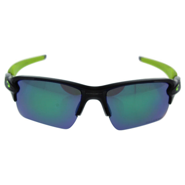 Oakley Oakley FLAk 2.0 OO9188-09 - Black Ink/Jade Iridium Polarized by Oakley for Men - 59-12-133 mm Sunglasses