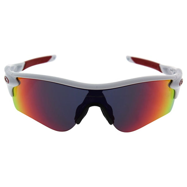 Oakley Oakley Radarlock OO9206-10 - Polished White/Red Iridium by Oakley for Men - 138-00-131 mm Sunglasses