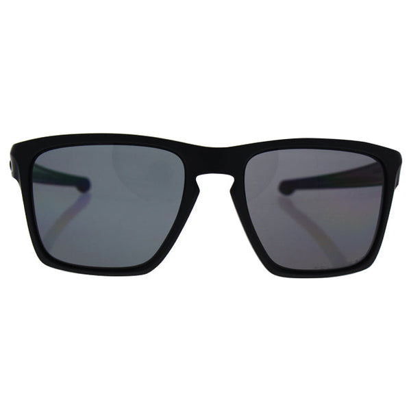 Oakley Oakley Sliver OO9341-01 - Matte Black/Grey Polarized by Oakley for Men - 57-18-140 mm Sunglasses