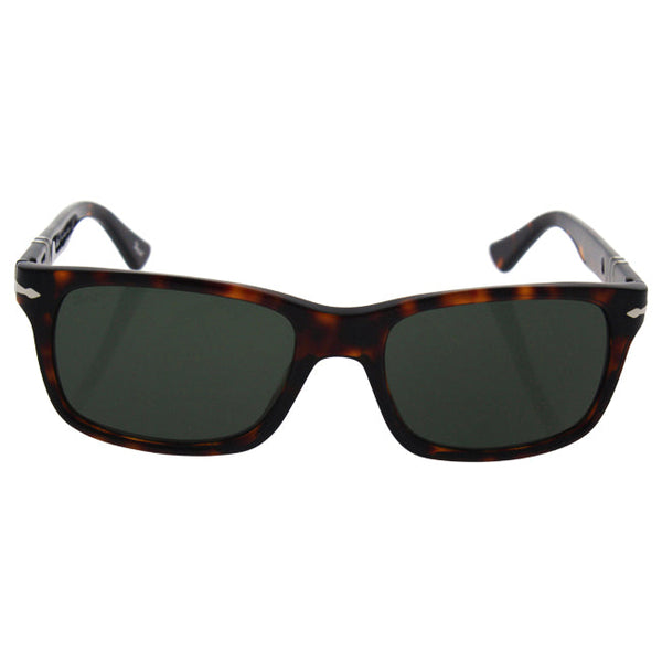 Persol Persol PO3048S 24/31 - Havana/Crystal Green by Persol for Men - 55-19-145 mm Sunglasses