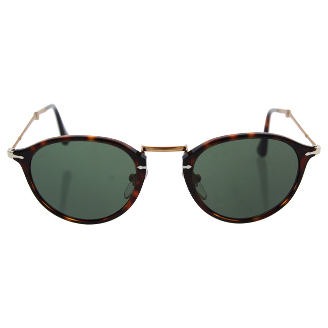 Persol Persol PO3075S 24/31 - Havana/Green by Persol for Men - 49-21-140 mm Sunglasses