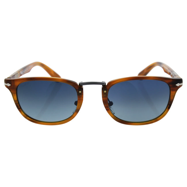 Persol Persol PO3127S 960/S3 - Striped Havana/Blue Gradient Polarized by Persol for Men - 50-22-145 mm Sunglasses