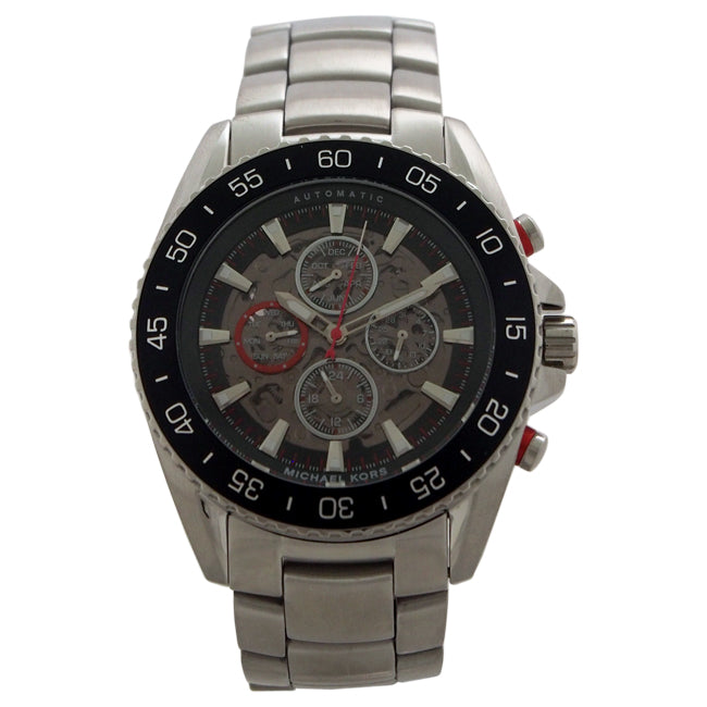 Michael Kors MK9011 Automatic Chronograph JetMaster Stainless Steel Bracelet Watch by Michael Kors for Men - 1 Pc Watch