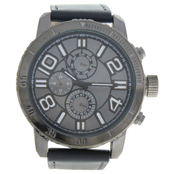 Antoneli AG1905-01 Grey Leather Strap Watch by Antoneli for Men - 1 Pc Watch