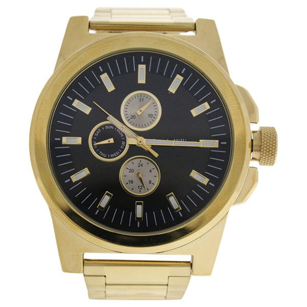 Louis Villiers LVAG3733-13 Gold Stainless Steel Bracelet Watch by Louis Villiers for Men - 1 Pc Watch
