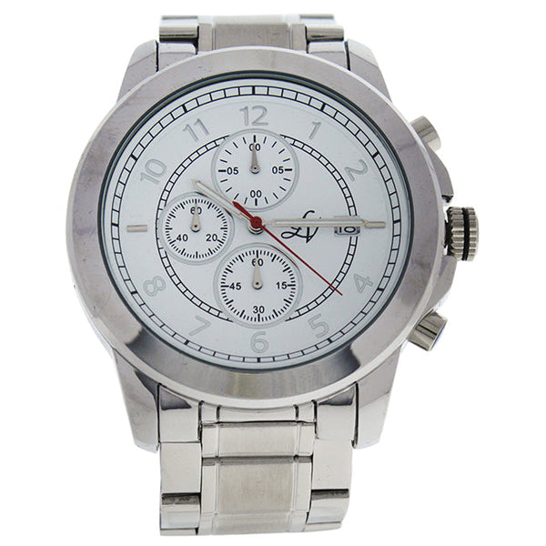 Louis Villiers LV1012 Silver Stainless Steel Bracelet Watch by Louis Villiers for Men - 1 Pc Watch
