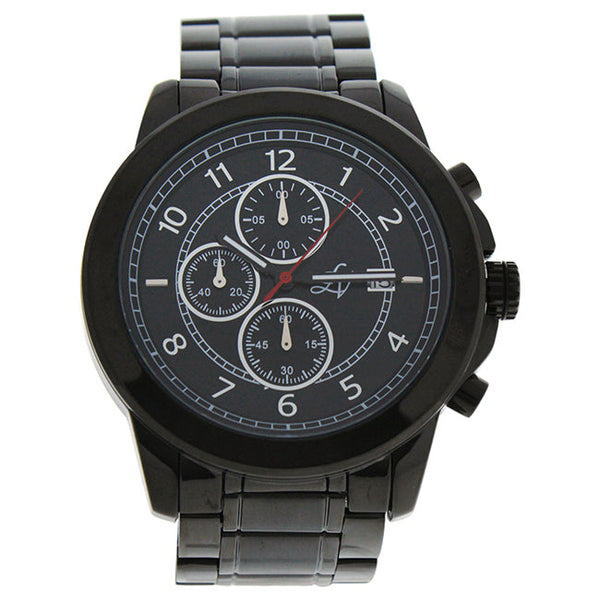 Louis Villiers LV1015 Black Stainless Steel Bracelet Watch by Louis Villiers for Men - 1 Pc Watch