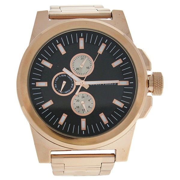 Louis Villiers LVAG3733-7 Rose Gold Stainless Steel Bracelet Watch by Louis Villiers for Men - 1 Pc Watch