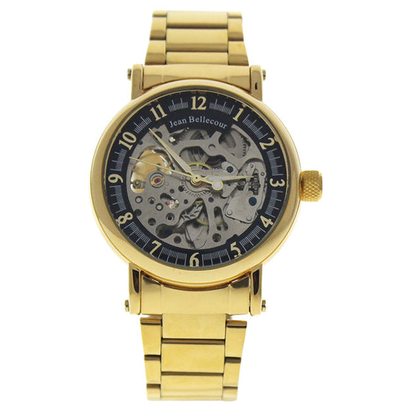 Jean Bellecour REDS28 Gold Stainless Steel Bracelet Watch by Jean Bellecour for Men - 1 Pc Watch