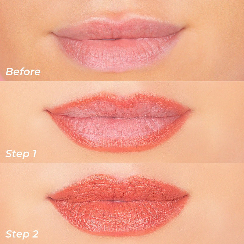 MCoBeauty Duo Lipstick & Liner 22g - Natural Peach