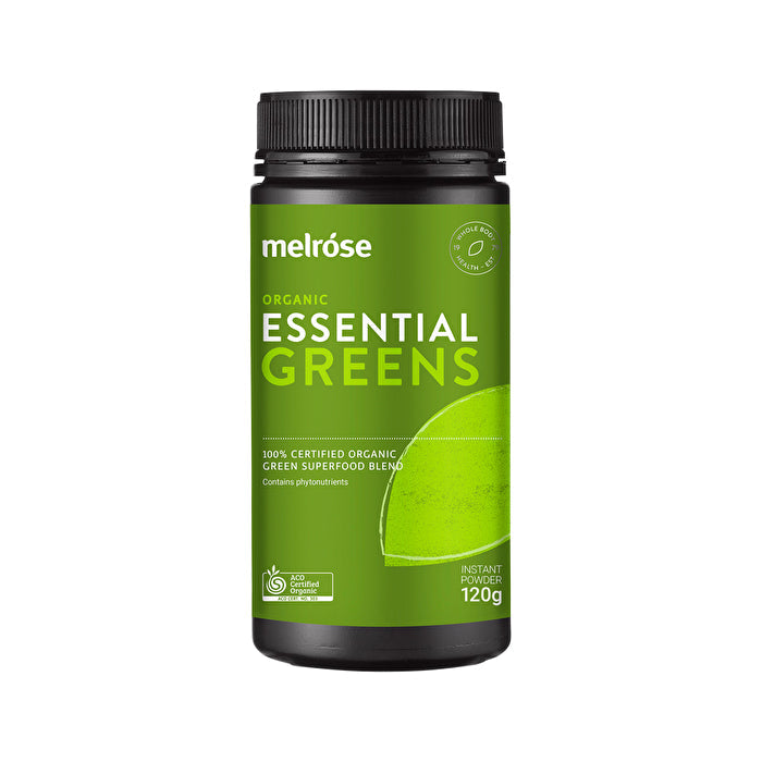 Melrose Organic Essential Greens Powder 120g