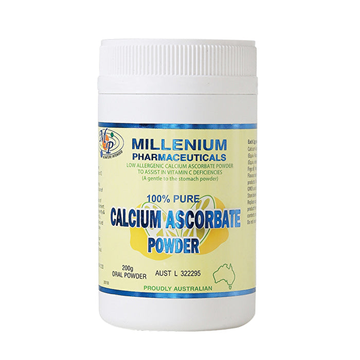 Millenium Pharmaceuticals Calcium Ascorbate 200g