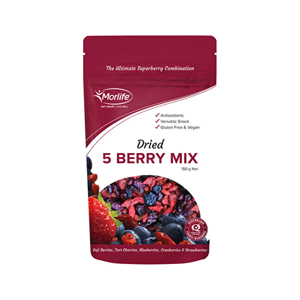 Morlife Dried Five Berry Mix Ultimate Superberry Mix 150g