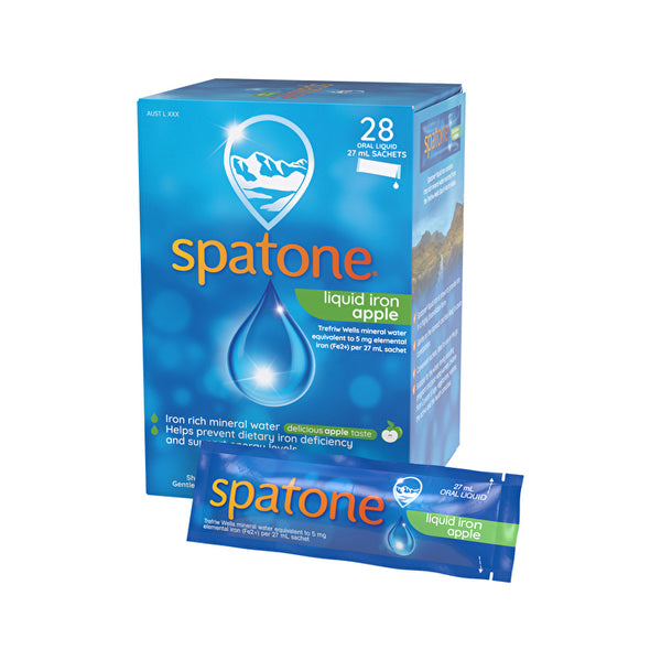 Juno Labs Spatone Spatone Liquid Iron Supplement Apple Sachets 25ml x 28 Pack