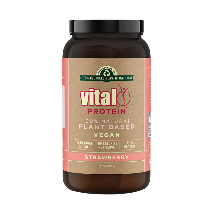 Martin & Pleasance Vital Protein Pea Protein Isolate Strawberry 500g