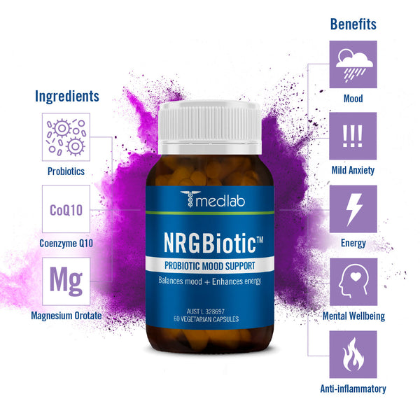 Medlab Nrgbiotic 60 Capsule