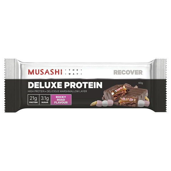 Musashi Deluxe Protein Rocky Road 60g X 12