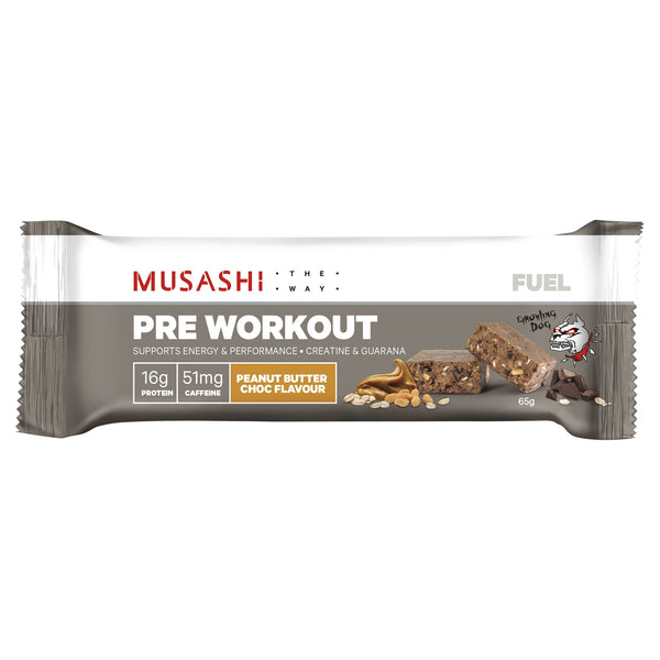 Musashi Fuel Preworkout Peanut Butter 65g X 12