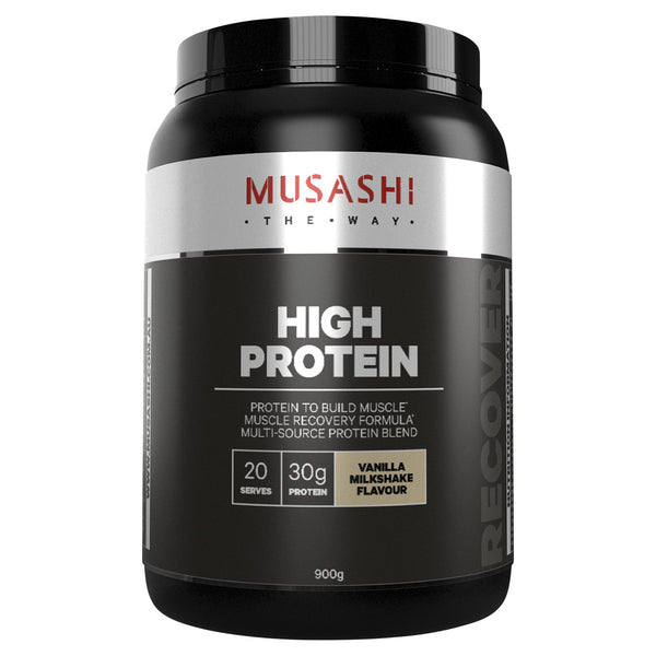 Musashi High Protein Vanilla Milkshake 900g