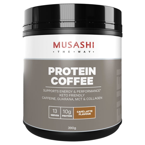 Musashi Fuel Protein Coffee Cafe Latte 390g