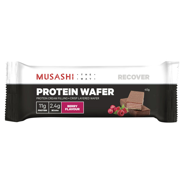 Musashi Protein Wafer Berry (New) 40g X 12