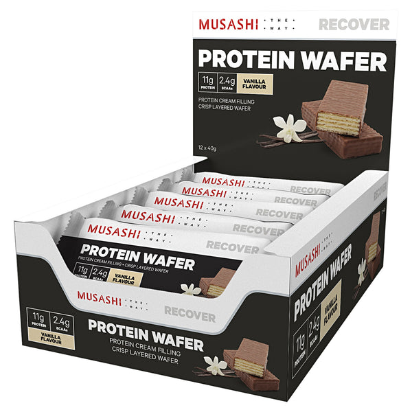 Musashi Protein Wafer Vanilla 40g X 12